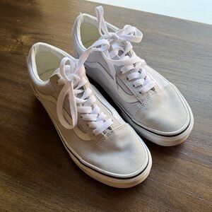 Vans White Canvas Sneakers
